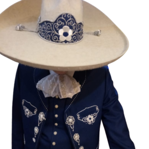 Traje charro azul